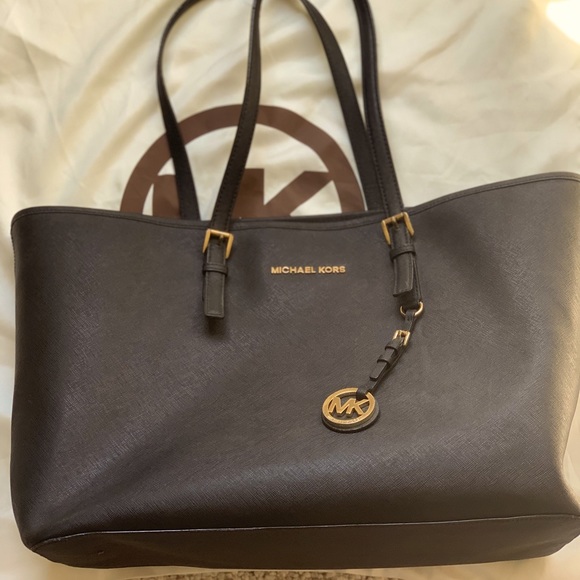 Michael Kors Black Tote - Picture 1 of 7